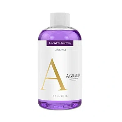 Agraria Lavender & Rosemary Diffuser Oil Refill, 8 Oz. In Clear