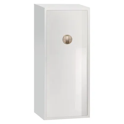 Pre-owned Agresti Arco Metal Safe In White