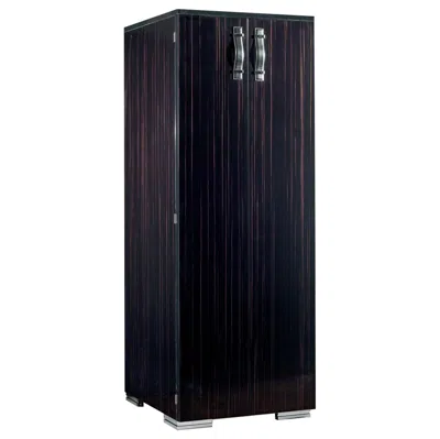Pre-owned Agresti Bella Vita Humidor Armoire In Polished Ebony In Black