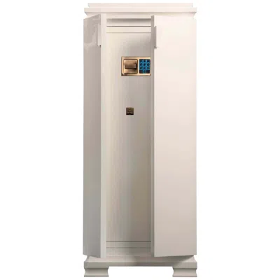 Pre-owned Agresti Bianca Contemporary Armoured Armoire Safe Chest Gioia In Brown