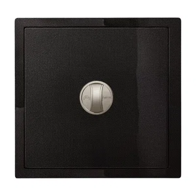 Pre-owned Agresti Carbon Dream Jewel Chest In Polished Carbon Fibre On 4 Sides In Black