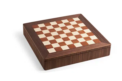 Pre-owned Agresti Chess Talent Walnut Set In Brown