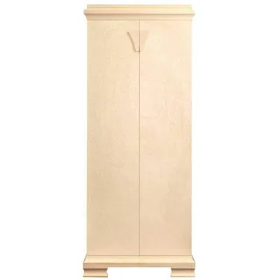 Pre-owned Agresti Gioia Crema Contemporary Armored Jewelry Armoire Safe In Brown