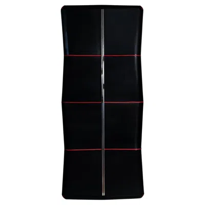 Pre-owned Agresti Gran Premio Cabinet With Safe In Black Leather