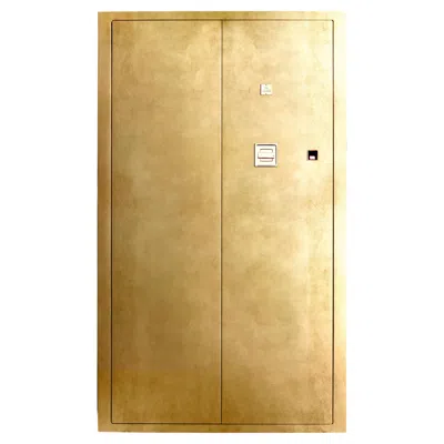 Pre-owned Agresti Grande Gold Leaf Segreto Armored Jewelry Case
