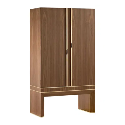 Pre-owned Agresti Lei Lui Armoire With Safe In Multi