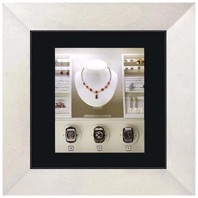 Pre-owned Agresti Mirror Of Enchantment Classic Wall Safe With 3 Watch Winders In Brown