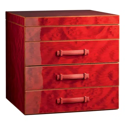 Pre-owned Agresti Multigame Set In Red Briar And Mahogany Casinò Passion