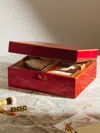 Agresti Wood Jewellery Box  Abask Luxury Gift