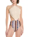 Agua Bendita Adara Aguja One-piece In White