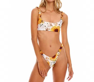 AGUA BENDITA ADELE BIKINI BOTTOM IN SUNSHOWER
