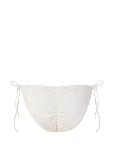 Agua Bendita Alegría Bikini Bottoms In White