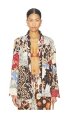 Agua Bendita Leopard-print Shirt In Multi