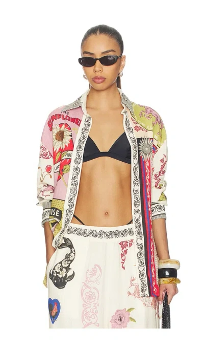 Agua Bendita Anastasia Shirt In Pink