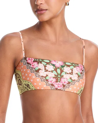 Agua Bendita Aqua X  Isla Bikini Top - Exclusive In Black