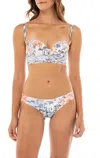Agua Bendita Audrey Kai Sustainable Bikini Bottom In Blue In Blue