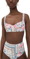 Agua Bendita Balena Meraki Bikini Top Multicolor In Multicolor