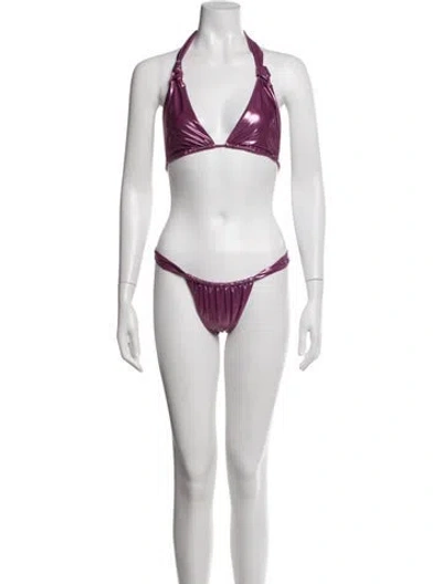 Pre-owned Agua Bendita Bikini W/ Tags In White