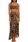 Agua Bendita Brasil Balam Skirt In Animal Print