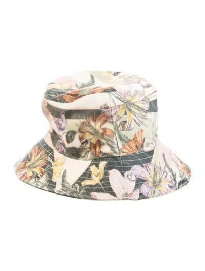 Pre-owned Agua Bendita Bucket Hat In Yellow