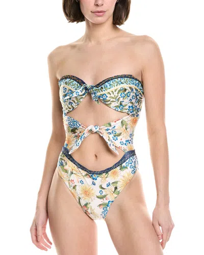 Agua Bendita Carrie Jardim One-piece In Blue
