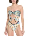 Agua Bendita Carrie Jardim One-piece In Blue