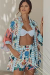 Agua Bendita Chrissy Buttondown Shirt In Multicolor