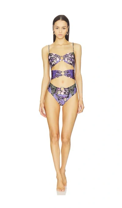Agua Bendita Conga Ambar One Piece In Blue