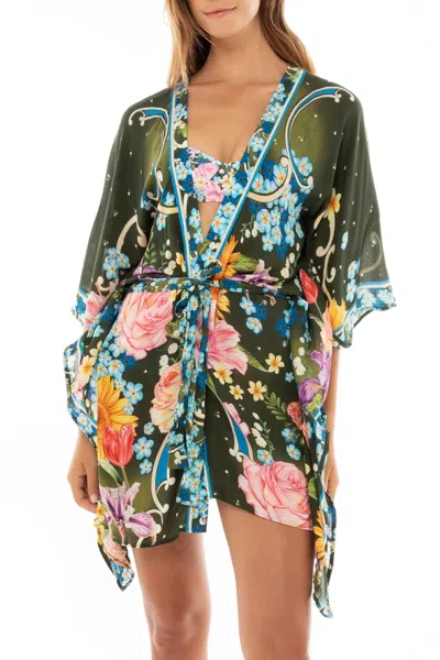Agua Bendita Cora Dreamin Tunic Cover Up In Multi