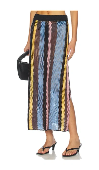 Agua Bendita Cyprus Skirt In Black