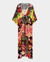 Agua Bendita Dawn Selma Tunic Coverup In Multicolor