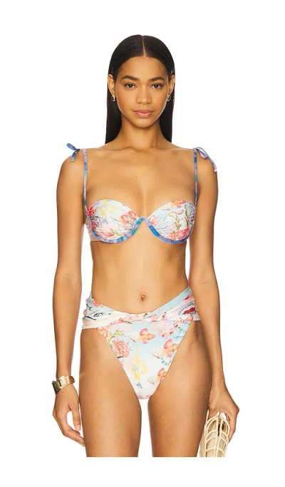 Agua Bendita Donna Bikini Top In Nacar