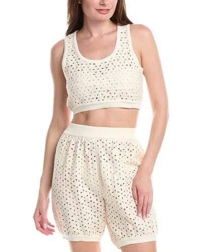 Agua Bendita Emil Knit Top In Neutral