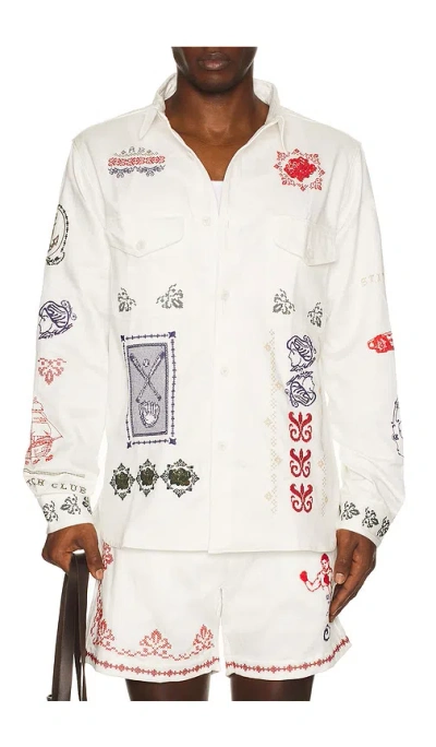 Agua Bendita Ethan Shirt In White