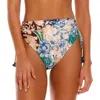 Agua Bendita Etta Cardumen Reversible Bikini Bottoms In Blue