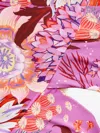 Agua Bendita Floral-pattern Bikini Top In Purple