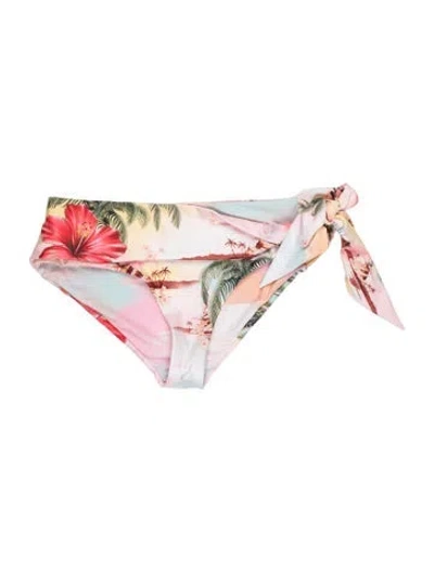 Pre-owned Agua Bendita Floral Print Bottoms In Multicolor