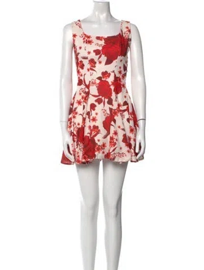 Pre-owned Agua Bendita Floral Print Mini Dress