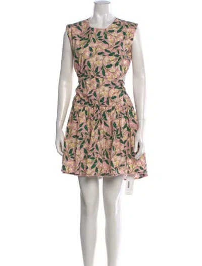 Pre-owned Agua Bendita Floral Print Mini Dress