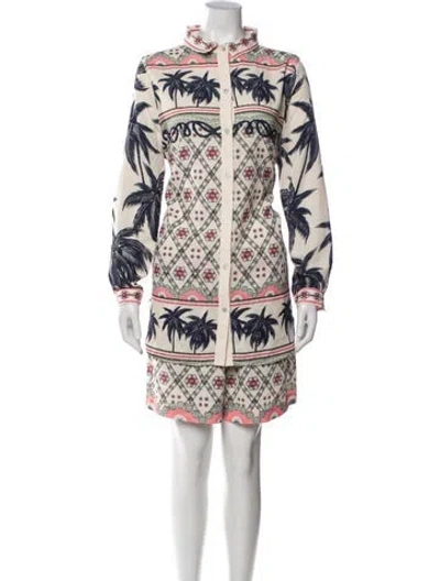 Pre-owned Agua Bendita Floral Print Short Set In Multicolor