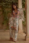 Agua Bendita Frank Nopal Crinkle Cover-up Pants In Multicolor