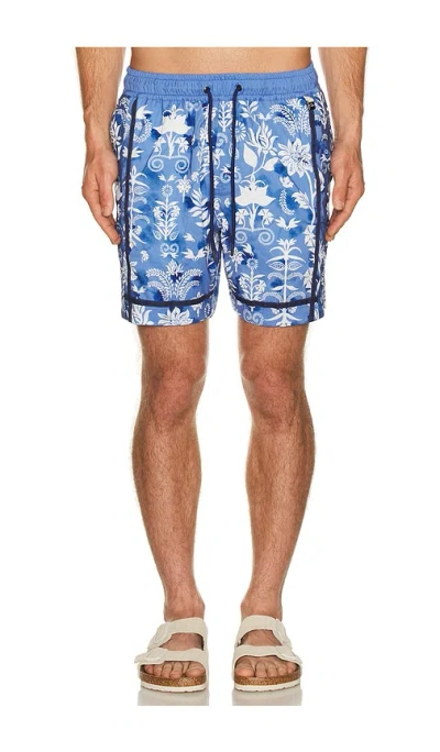 Agua Bendita Fredie Trunks In Blue