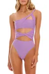 Agua Bendita Gemma Bouk One Piece Lilac In Purple