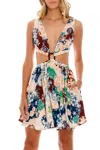 Agua Bendita Gillian Cardumen Dress In Multi