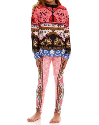 Agua Bendita Kids' Girl's Antiq Roni Pants In Pink