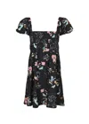 Agua Bendita Girls Greta Mare Dress In Black