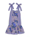 Agua Bendita Girls' Kaio Quilt Dress - Little Kid, Big Kid In Blue