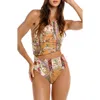 Agua Bendita Greisa Aura Cutout One-piece Swimsuit In Multi