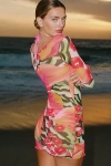 Agua Bendita Hadley Long-sleeve Mini Dress