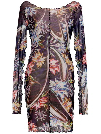 Agua Bendita Hadley Mini Dress In Black